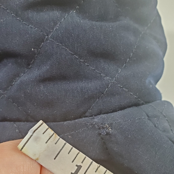 Laundry by Design Navy Blue Quilted Coat - Picture 9 of 16